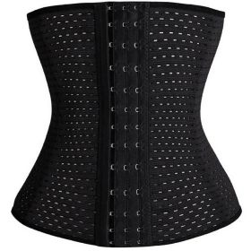 Waist trainer shapers waist trainer corset Slimming Belt Shaper body shaper slimming modeling strap Belt Slimming Corset ssy20 (Color: ssy20hei, size: M)