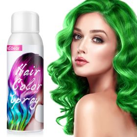 Hair Colour Spray, Temporary Coloured Hair Spray One Time Hair Dye Hairspray (Color: Green)